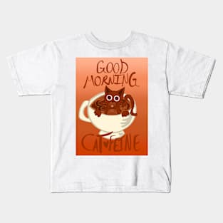 Good Morning Cat•Feine V51 Kids T-Shirt